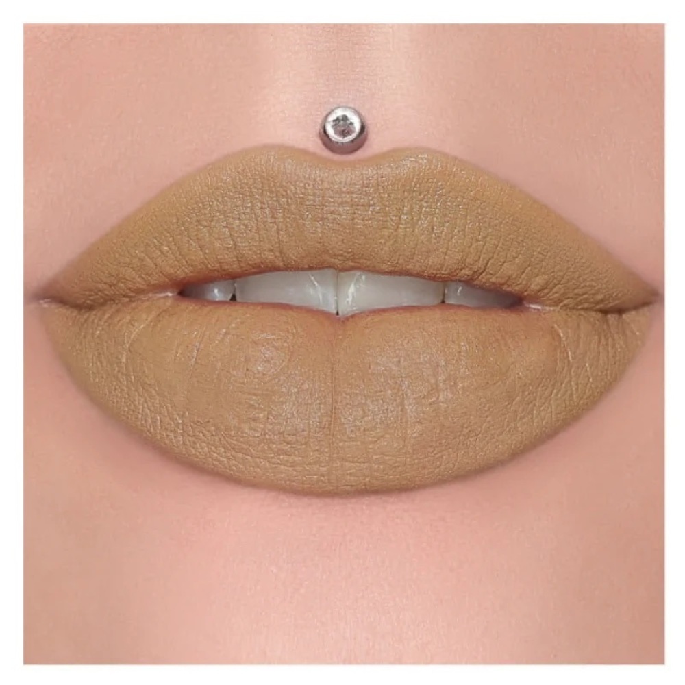 Jeffree Star Velvet Trap Lipstick Unphazed Gold Nude Matte Luxe Rare Shade Lip